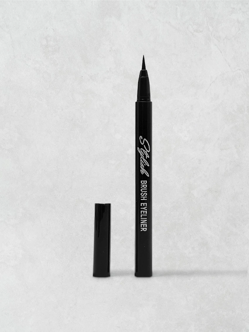 Stylish Brush Eyeliner Black image 3