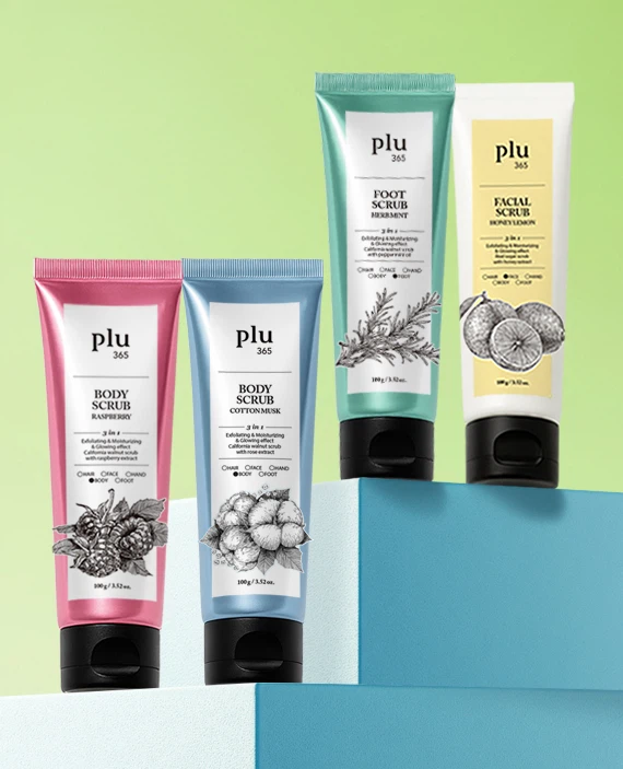 Plu365 Facial Scrub 100 g Honey Lemon Scent image 2