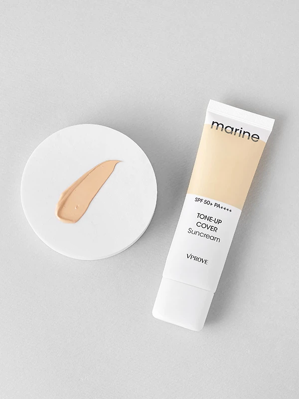 VPROVE Marine Tone-Up Cover Sunscreen 50 ml (Spf50+,pa++++) image 2