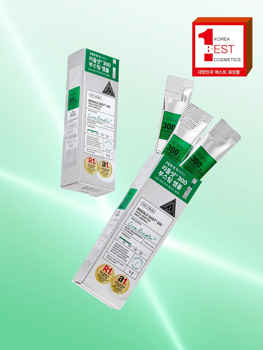 VT [Skin Texture Care] Reedle Shot 300 Facial Boosting First Ampoule 2 ml x 6 pcs image 2