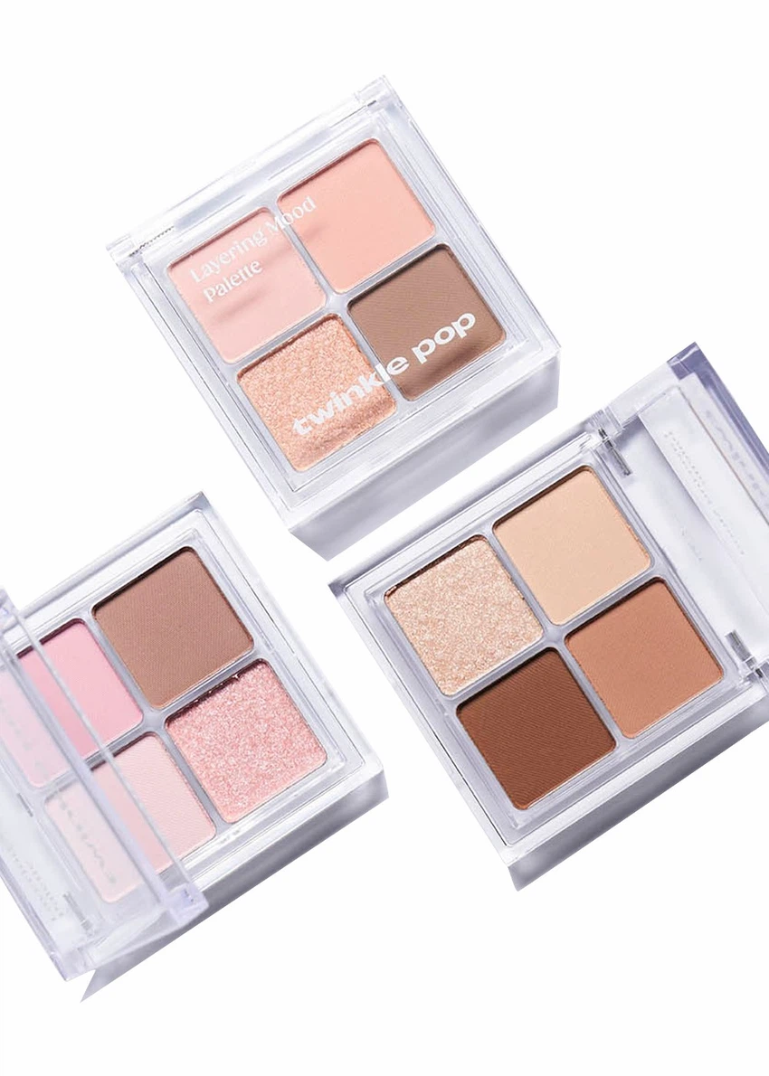 Twinkle Pop Layering Mood Palette (02 Peach Blending) by CLIO image 4