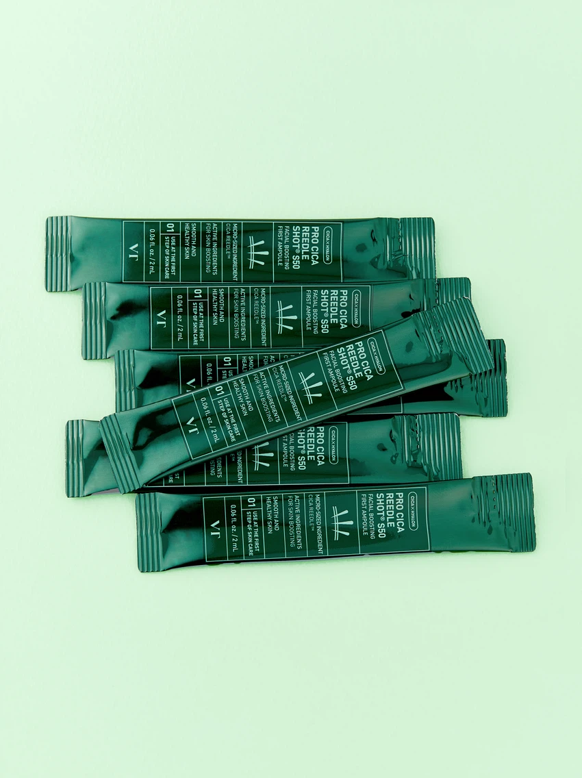 VT Cica Reedle Shot S50 Facial Boosting First Ampoule 2 ml x 6 pcs image 2
