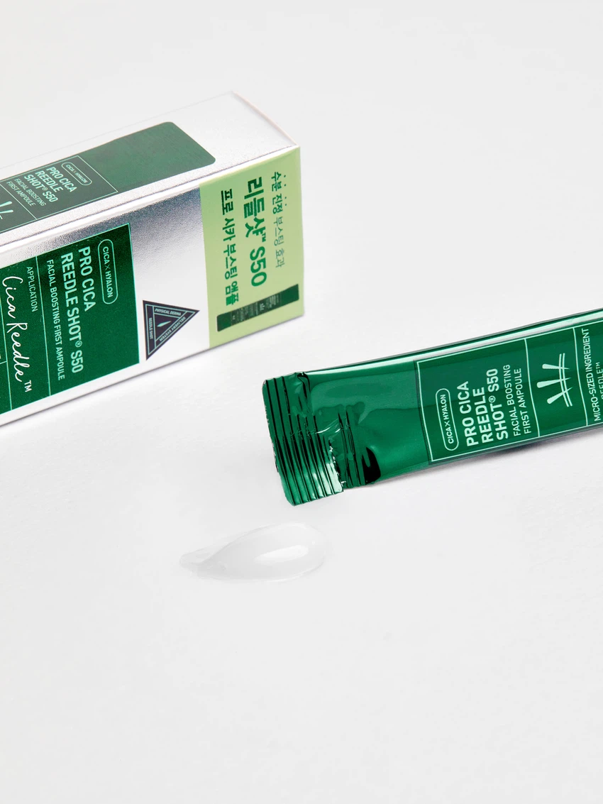 VT Cica Reedle Shot S50 Facial Boosting First Ampoule 2 ml x 6 pcs image 3
