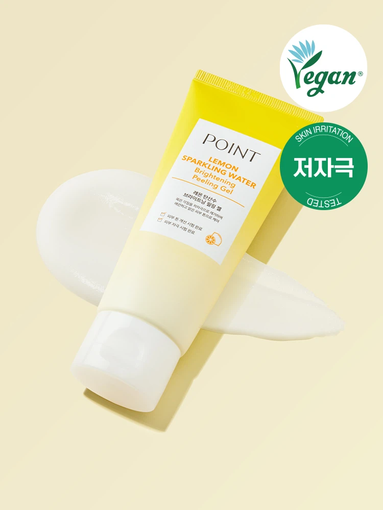 POINT Lemon Sparkling Water Brightening Peeling Gel 100 ml