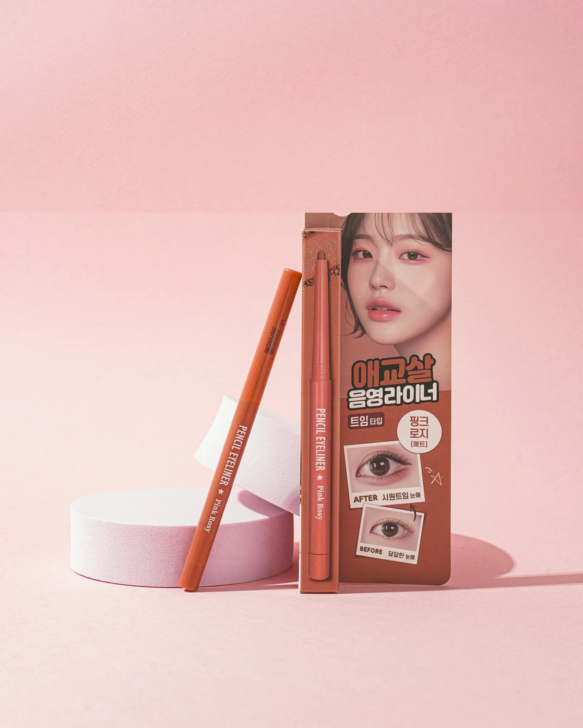thebom Under-eye Accent＆eye-opening Pencil (Pink Rosy)