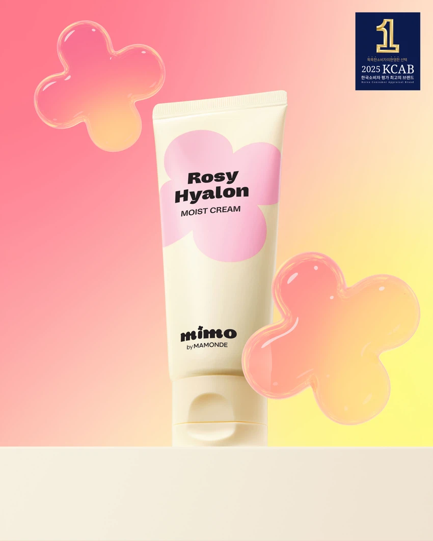 MIMO by MAMONDE [Moisture Glow Cream] Rosy-Hyalon Moisture Cream 60 ml (Amorepacific)