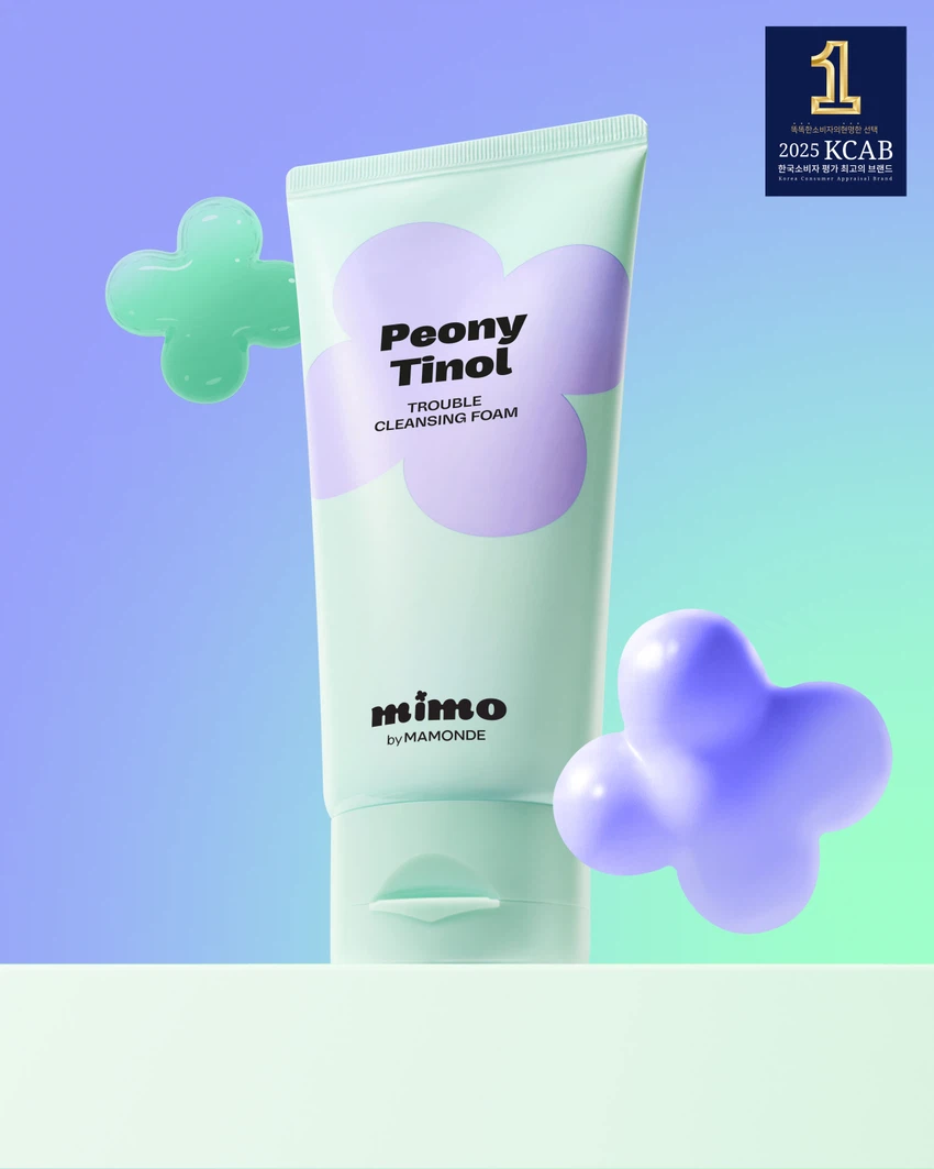 MIMO by MAMONDE [Low-alkaline Foam] Peony Trouble Cleansing Foam 120 ml (Amorepacific)