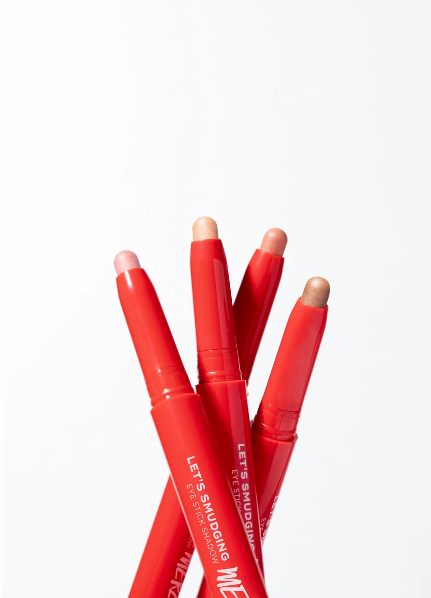 MERZY Let's Smudging Eye Stick Shadow Clearpink image 2