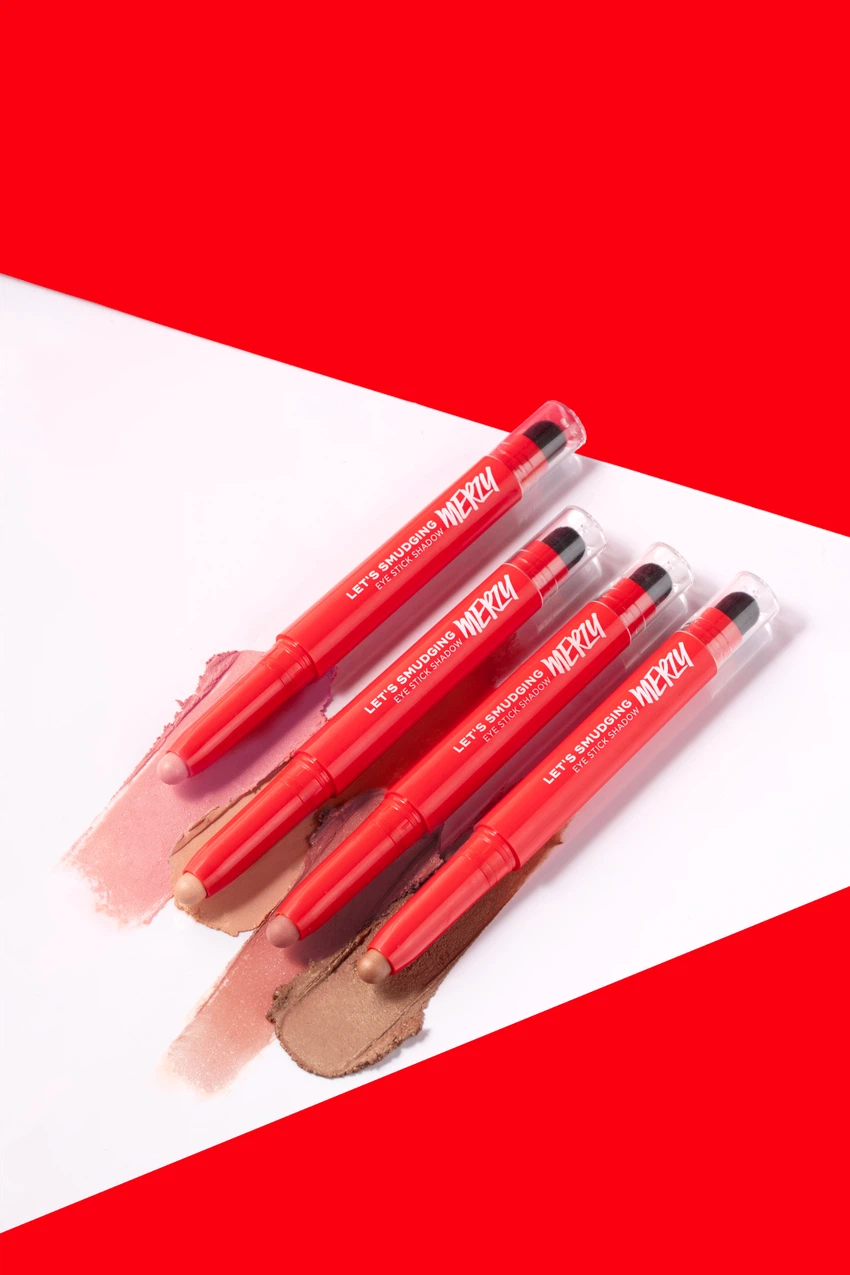 MERZY Let's Smudging Eye Stick Shadow Mochabrown image 5