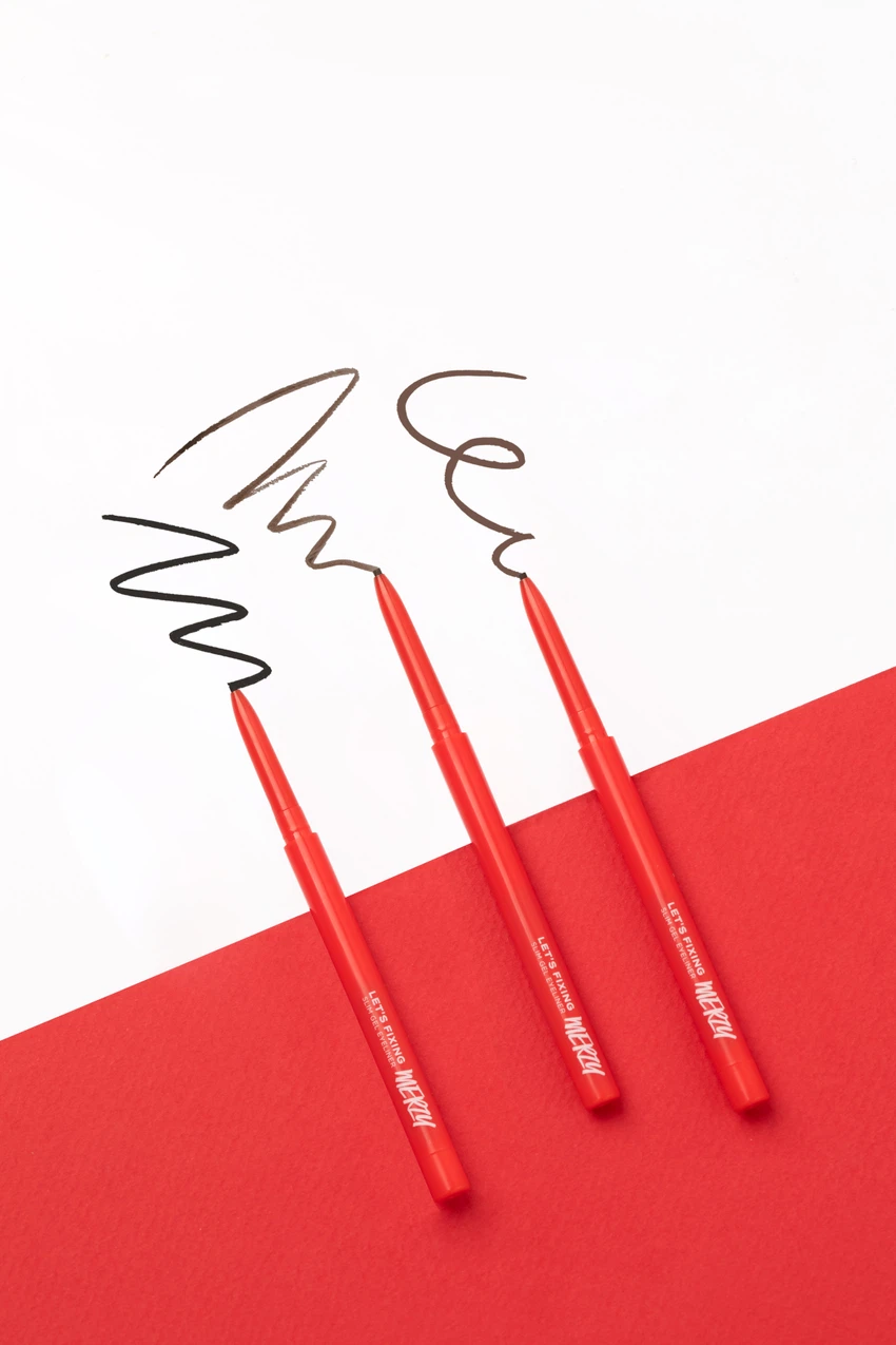MERZY Let's Fixing Slim Gel Eye Liner Black image 10