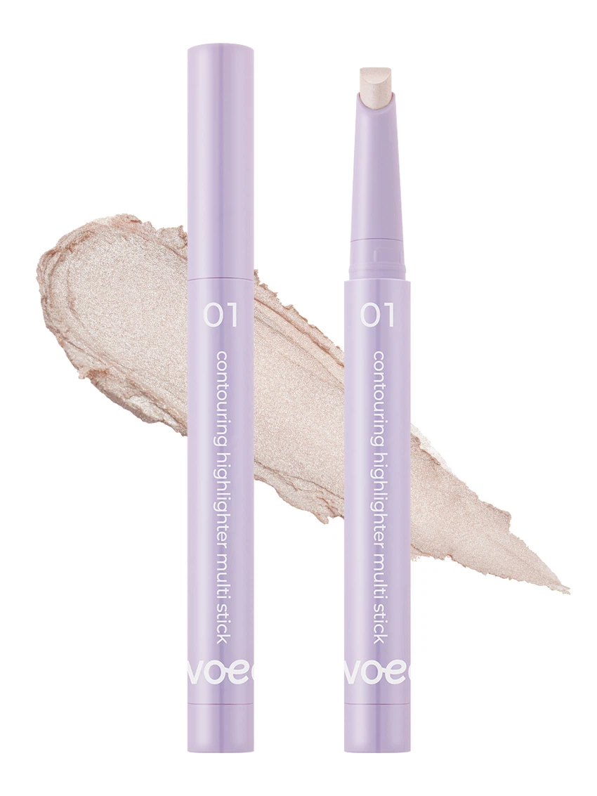 twoedit by LUNA Contouring Highlighter Multi Stick (01 Veil Light) image 2