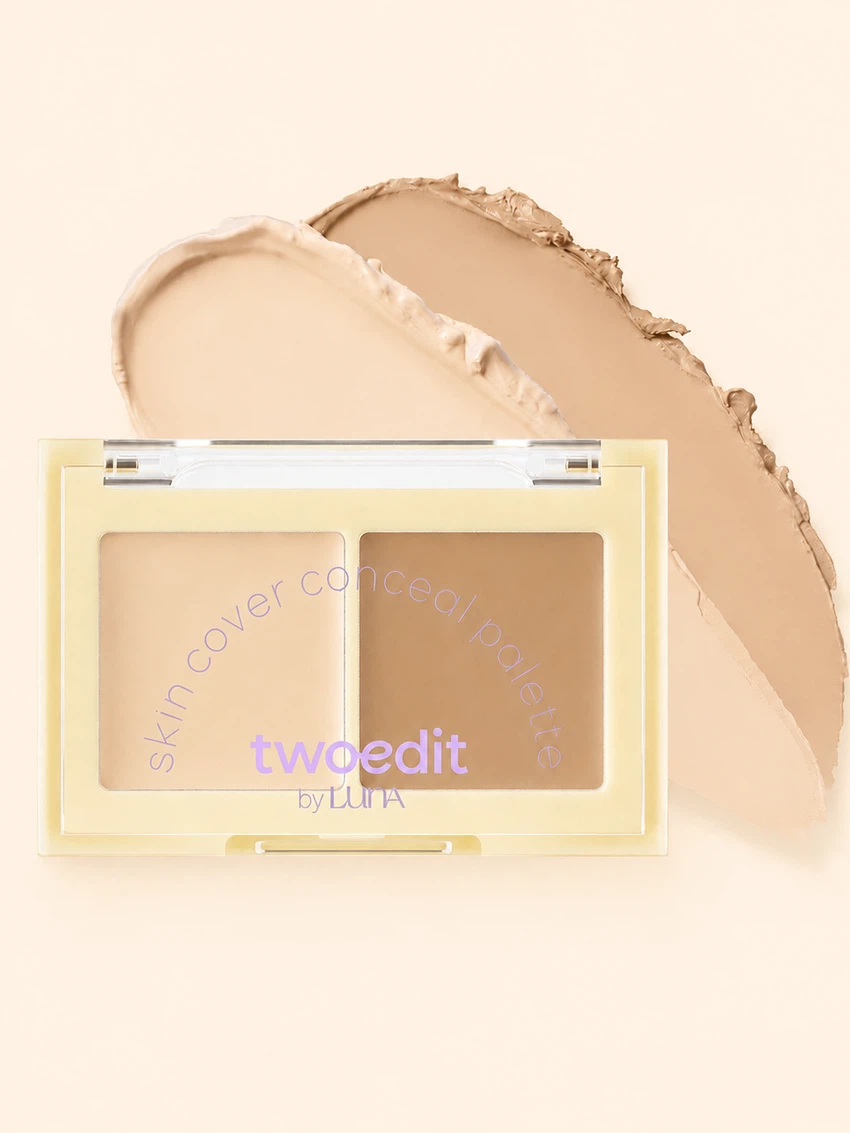 twoedit by LUNA Skin Cover Conceal Palette (01 Tone Cover)