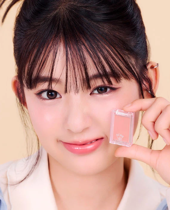 Play 101 by ETUDE [02 Iced Berry Sherbet] Multi Blending Piece Cream Blusher image 3