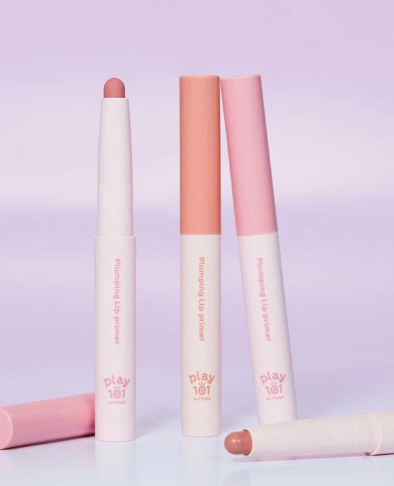 Play 101 by ETUDE [02 Peach Beige] Plum Lip Primer image 5