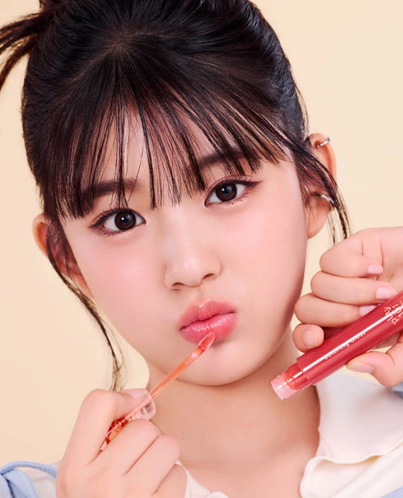 Play 101 by ETUDE [01 Dewy Peach] Coloring Gloss image 3