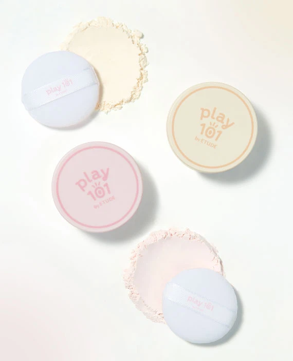 Play 101 by ETUDE [01 Light Beige] Finish Loose Powder 5 g image 4