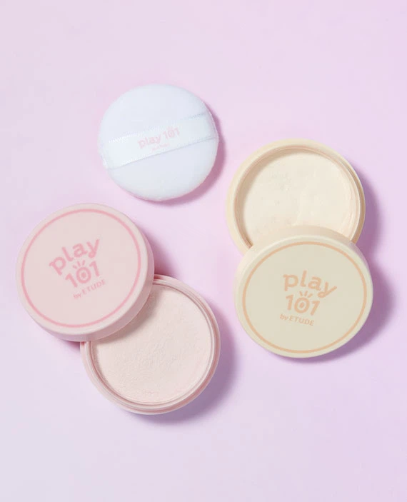 Play 101 by ETUDE [02 Light Pink] Finish Loose Powder 5 g image 3