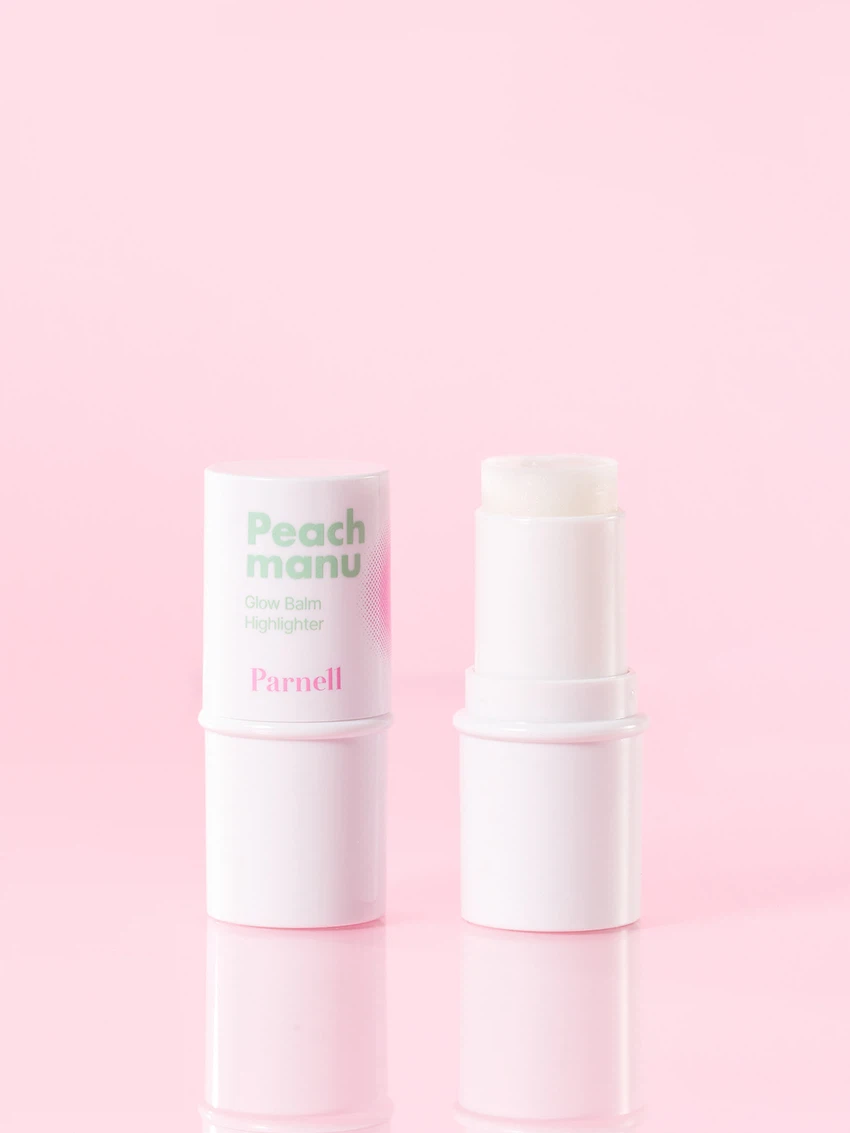 Parnell [01 Clear] Peach Manu Glow Balm Highlighter image 3