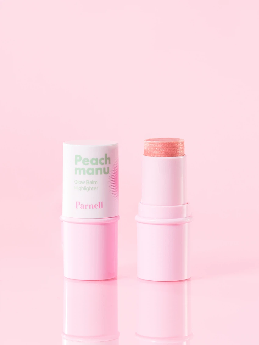 Parnell [02 Pink] Peach Manu Glow Balm Highlighter image 3