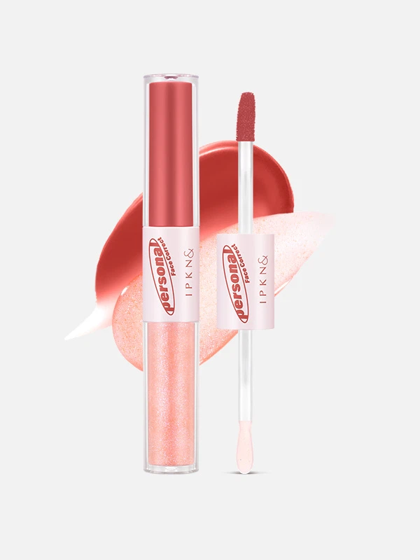 IPKN [Fizz Coral] Personal Tone Tinted Gloss Duo