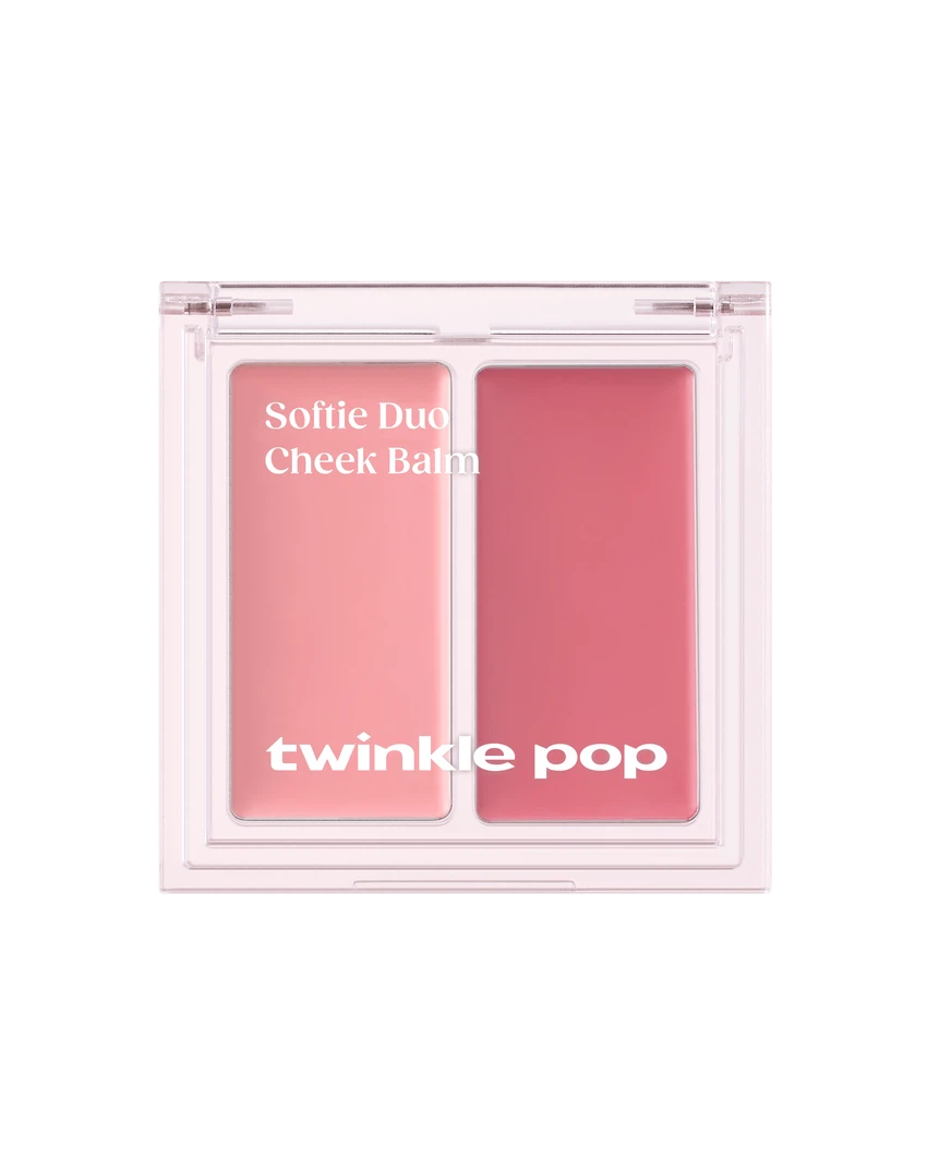 Twinkle Pop [01 Petal Bloom] Softie Duo Cheek Balm by CLIO