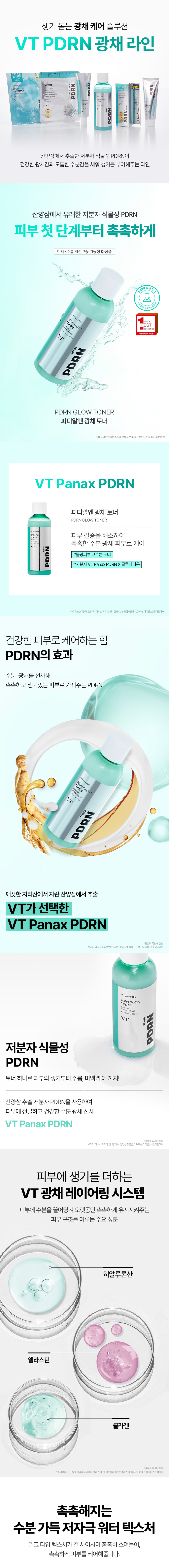 VT [Quick Moisture Boost] PDRN Glow Toner 200 ml detail image 1