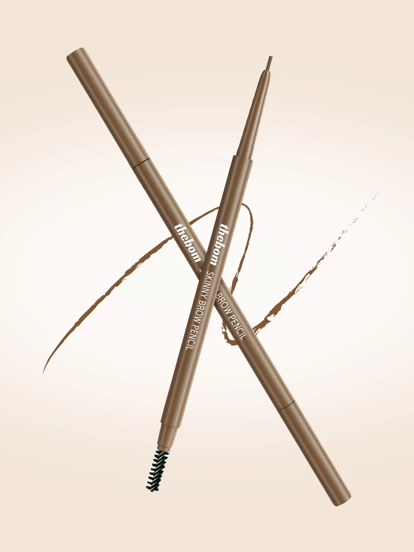 thebom [02 Natural Brown] Skinny Brow Pencil