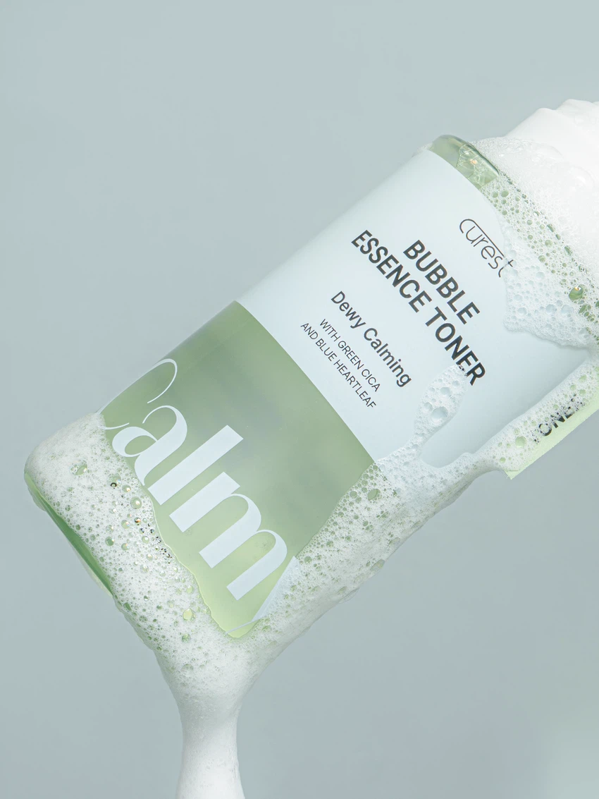 CureRest Hydrating Soothing Bubble Essence Toner 95 ml image 2