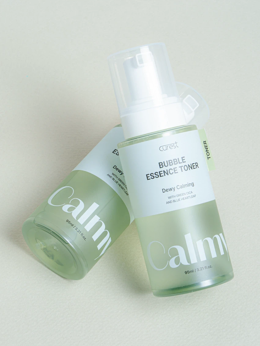 CureRest Hydrating Soothing Bubble Essence Toner 95 ml image 3