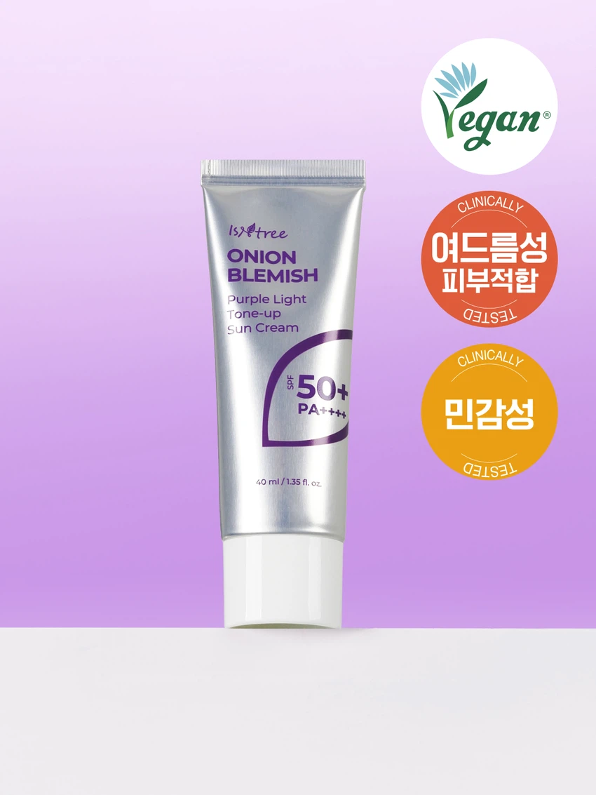 ISNTREE Onion Blemish Purple Light Tone-up Sunscreen 40 ml