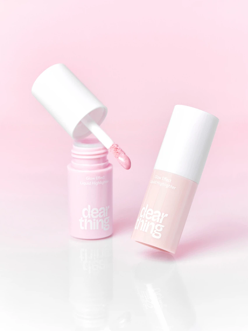Milk Touch Dear Think [02 Pink Beam] Glow Effect Liquid Highlighter image 3