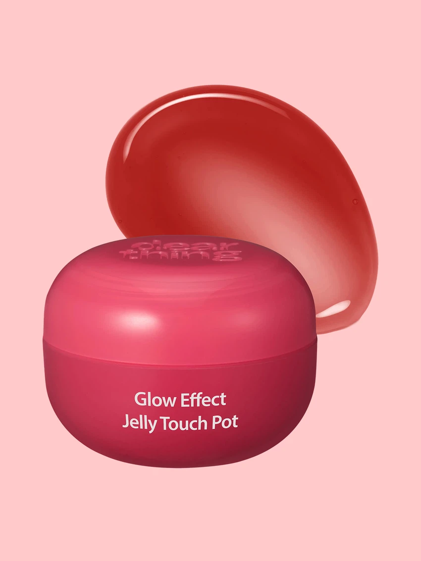Milk Touch Dear Think [04 Cherry Drop] Glow Effect Jelly Touch Pot
