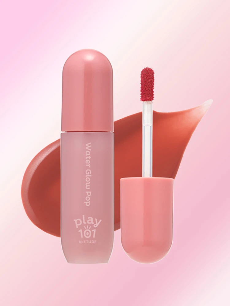 Play 101 by ETUDE [03 Salmon Sparkle Pop] Water Glow Talk Tint