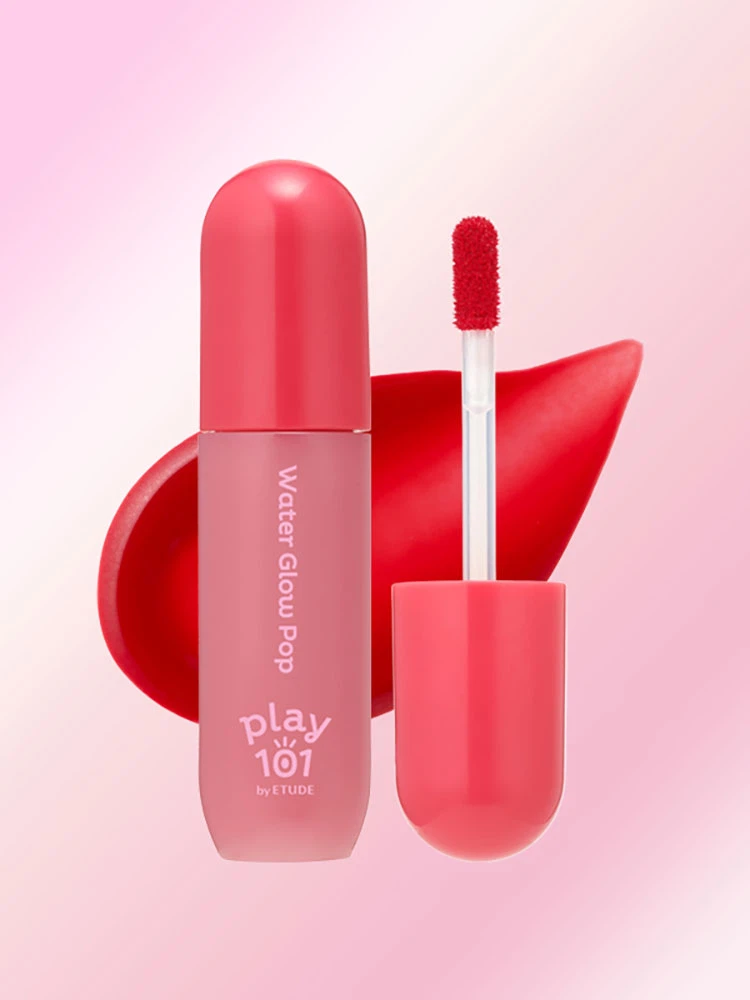 Play 101 by ETUDE [04 Cherry Soft Talk] Water Glow Talk Tint