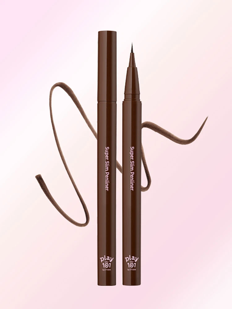 Play 101 by ETUDE [02 Brown] Super Slim Proof Pen Liner