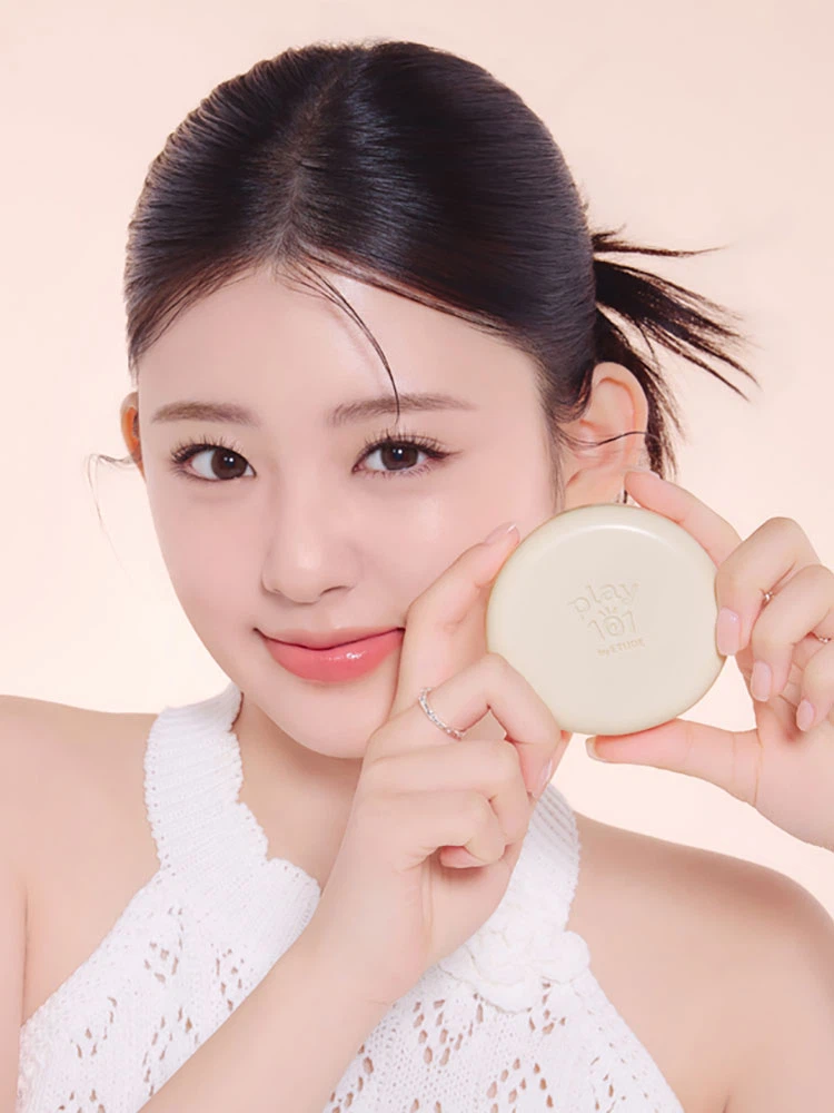 Play 101 by ETUDE [01 Light Beige] Slim Layered Cushion 15 g image 3