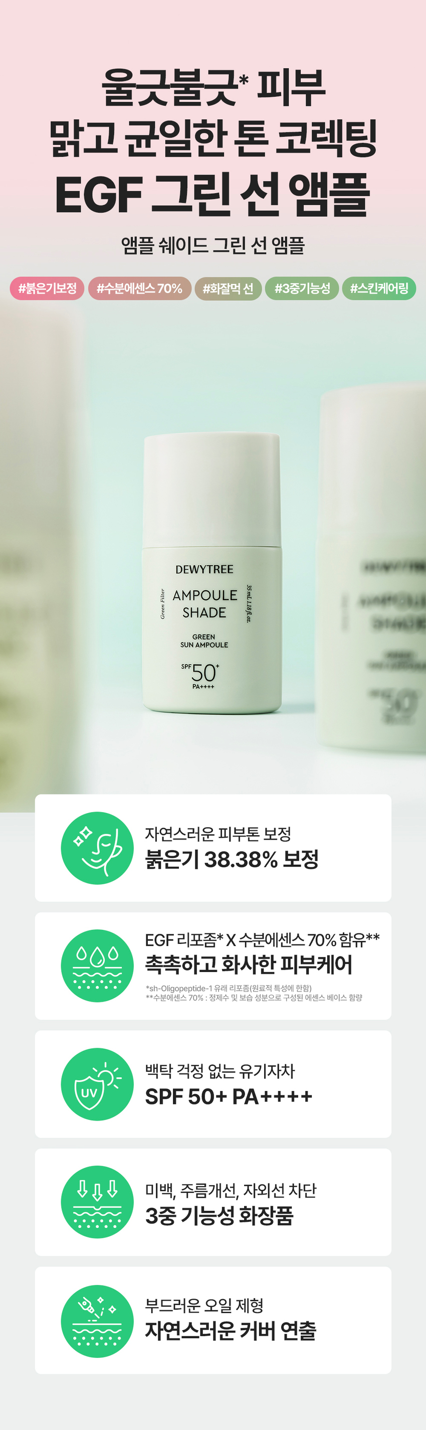 DEWYTREE Ampouleshade Green Ampoule 35 ml detail image 1