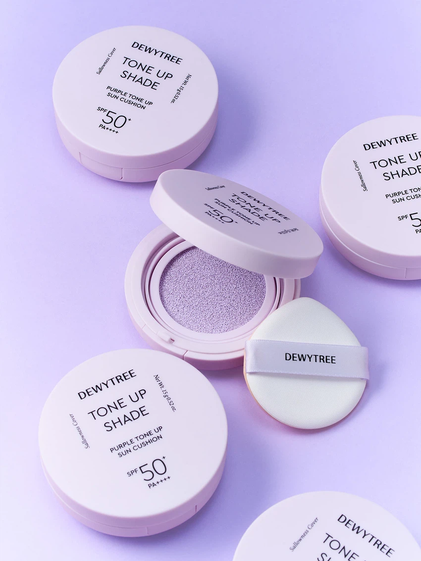 DEWYTREE Tone-upshade Purpletone-up Sun Cushion 15 g image 5