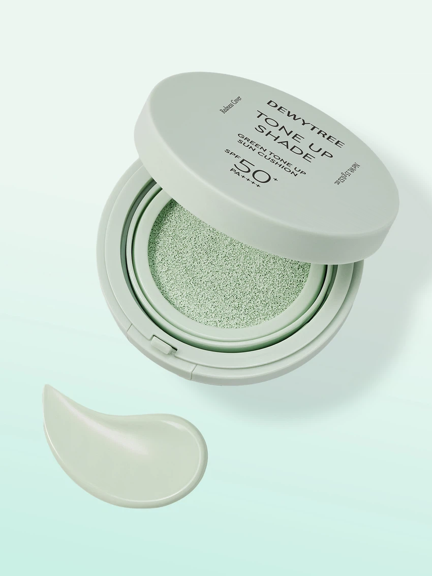 DEWYTREE Tone-upshade Greentone-up Sun Cushion 15 g