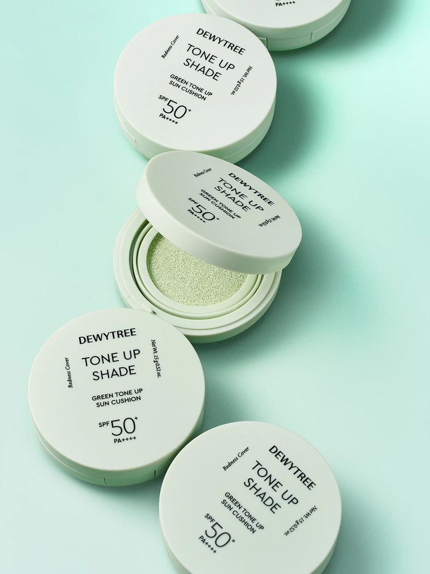 DEWYTREE Tone-upshade Greentone-up Sun Cushion 15 g image 5