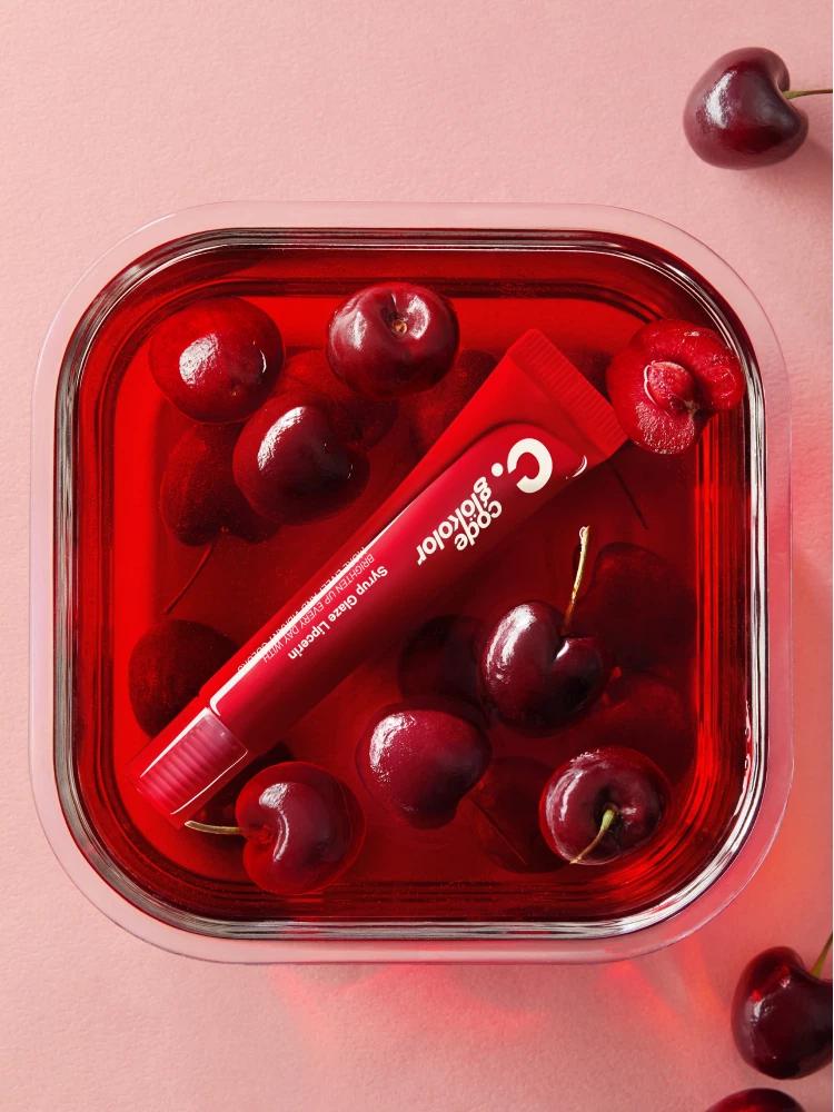 CODE GLOKOLOR [02 Plum Jam] Syrup Glaze Lipcare Serum image 4