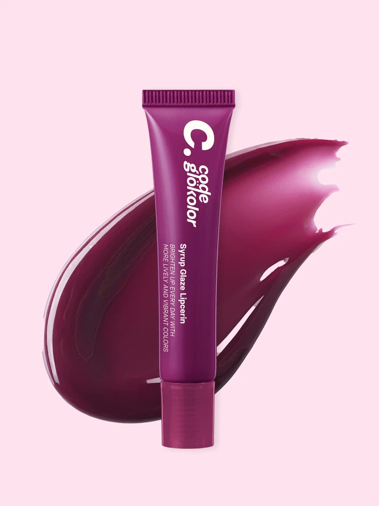 CODE GLOKOLOR [03 Grape Jam] Syrup Glaze Lipcare Serum