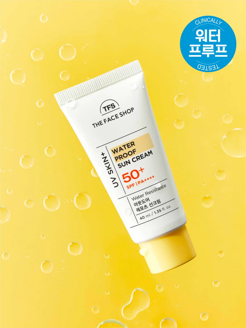 THE FACE SHOP Uvskin Plus Waterproof Sunscreen 40 ml