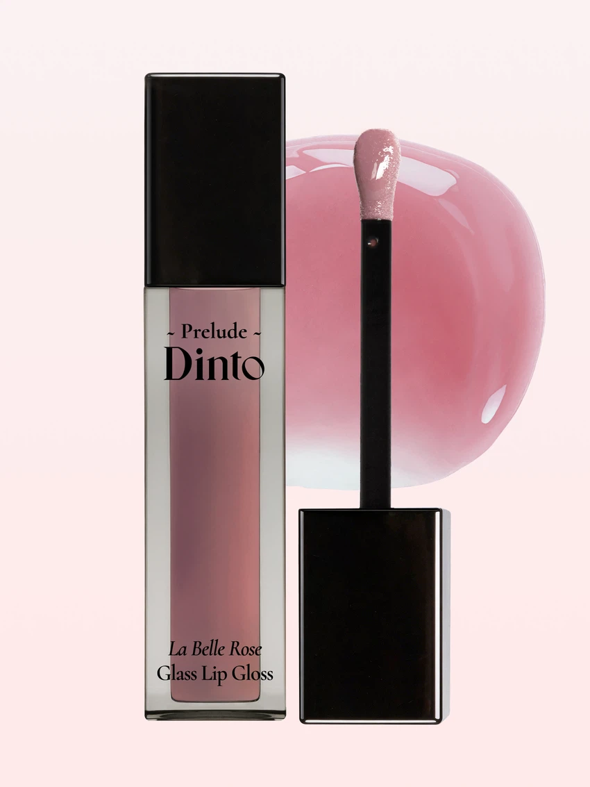 PRELUDE Dinto [34 Frosted Rose] La Belle Rose Glass Lip Gloss