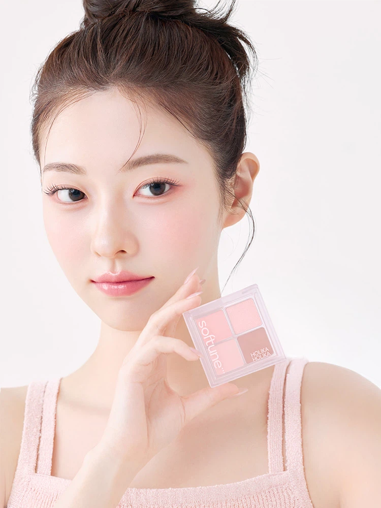 HOLIKA HOLIKA [01 Peach Melt] Softune Mood Palette image 3